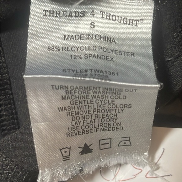 T4T Black Maternity Leggings - Picture 3 of 3